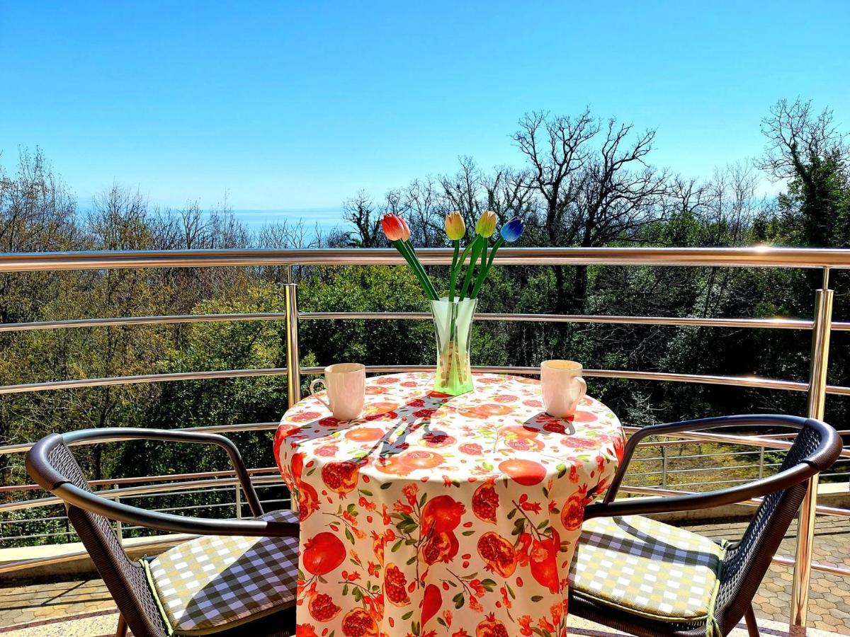 Starry Night - Smart Tv, Extra Big Bed, Big Bathtub, Private Parking, Sea View, Wifi, 2Bedrooms Volosko Luaran gambar
